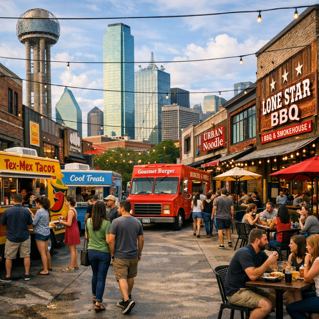 Exploring Dallas’ Dynamic Food Scene: New Restaurants and Food Truck Favorites