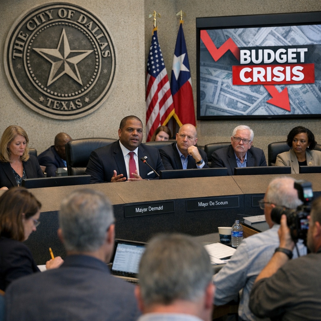 Dallas City Council Faces Critical Decisions Amid Budget Shortfall
